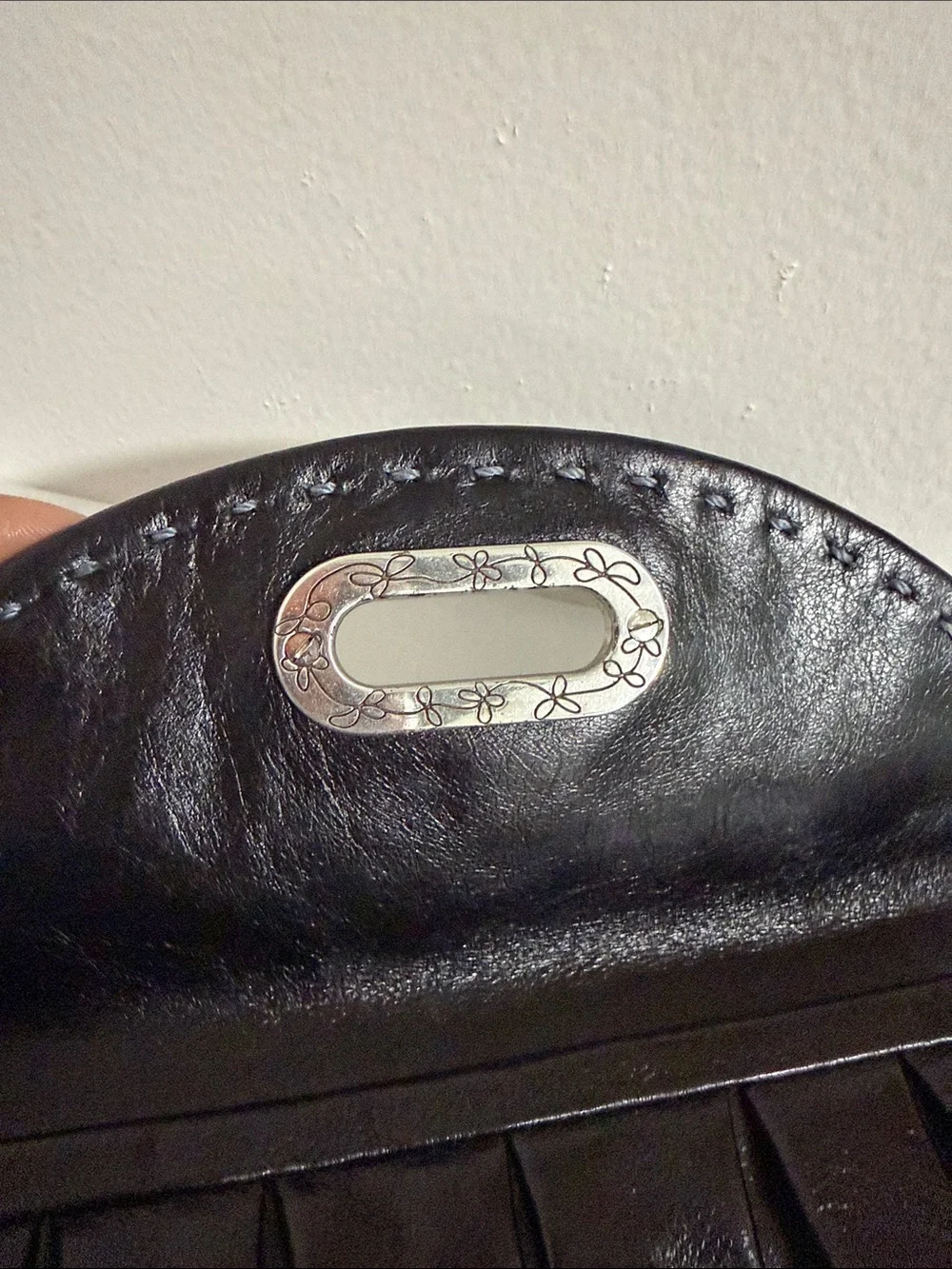 Brighton black leather